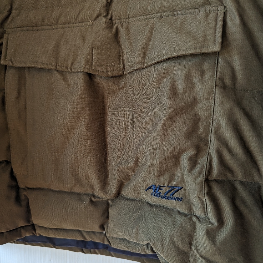 American Eagle 77 Performance Down Filled Olive G… - image 7